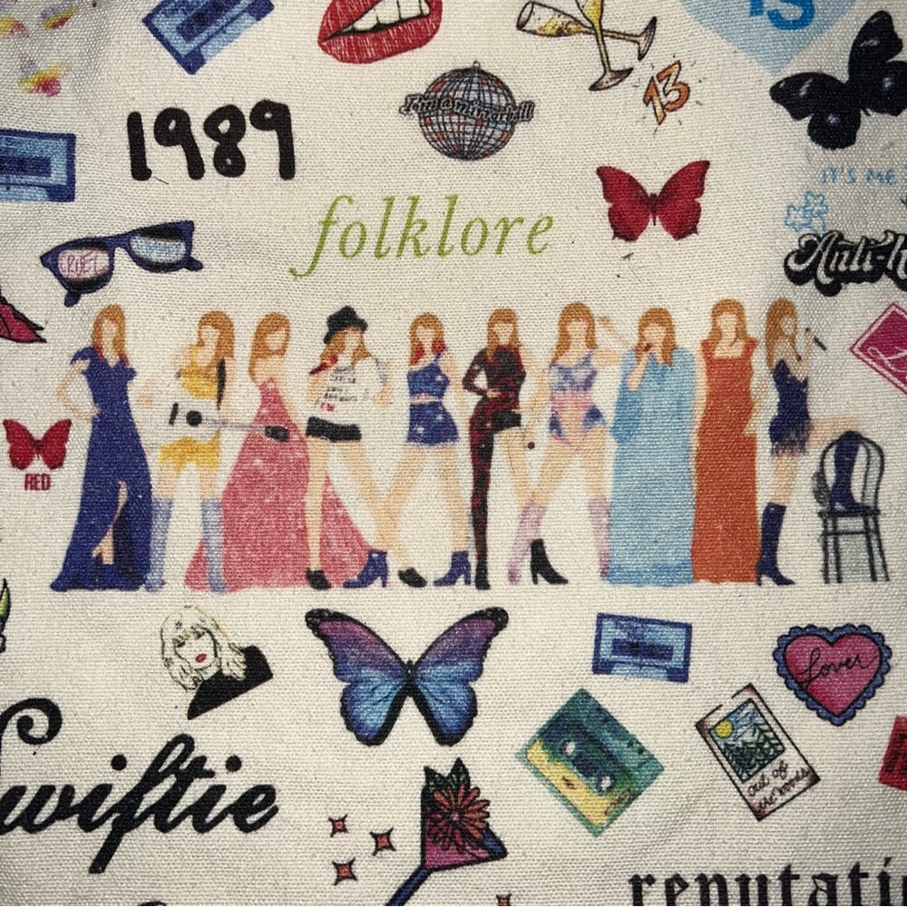 Taylor Swift Swiftie Merch Bag Tote Taylor’s Vers… - image 7
